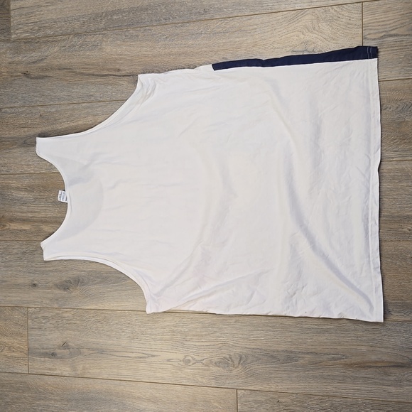 Corona Extra white, blue, & yellow cerveza beer tank top, size XL - Picture 4 of 6